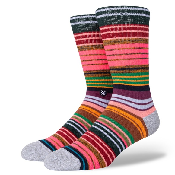 Stance Palette Crew InfiKnit Cotton Crew Men’s Socks NEW size Large - Picture 1 of 3